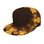 Yellow Spot Kaleidoscope Print Snapback Cap