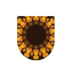 Yellow Spot Kaleidoscope Print Toilet Lid Cover