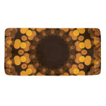 Yellow Spot Kaleidoscope Print Towel