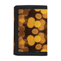 Yellow Spot Kaleidoscope Print Trifold Wallet