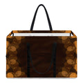 Yellow Spot Kaleidoscope Print Utility Tote Bag