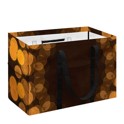 Yellow Spot Kaleidoscope Print Utility Tote Bag