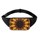 Yellow Spot Kaleidoscope Print Waist Bag