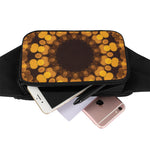 Yellow Spot Kaleidoscope Print Waist Bag