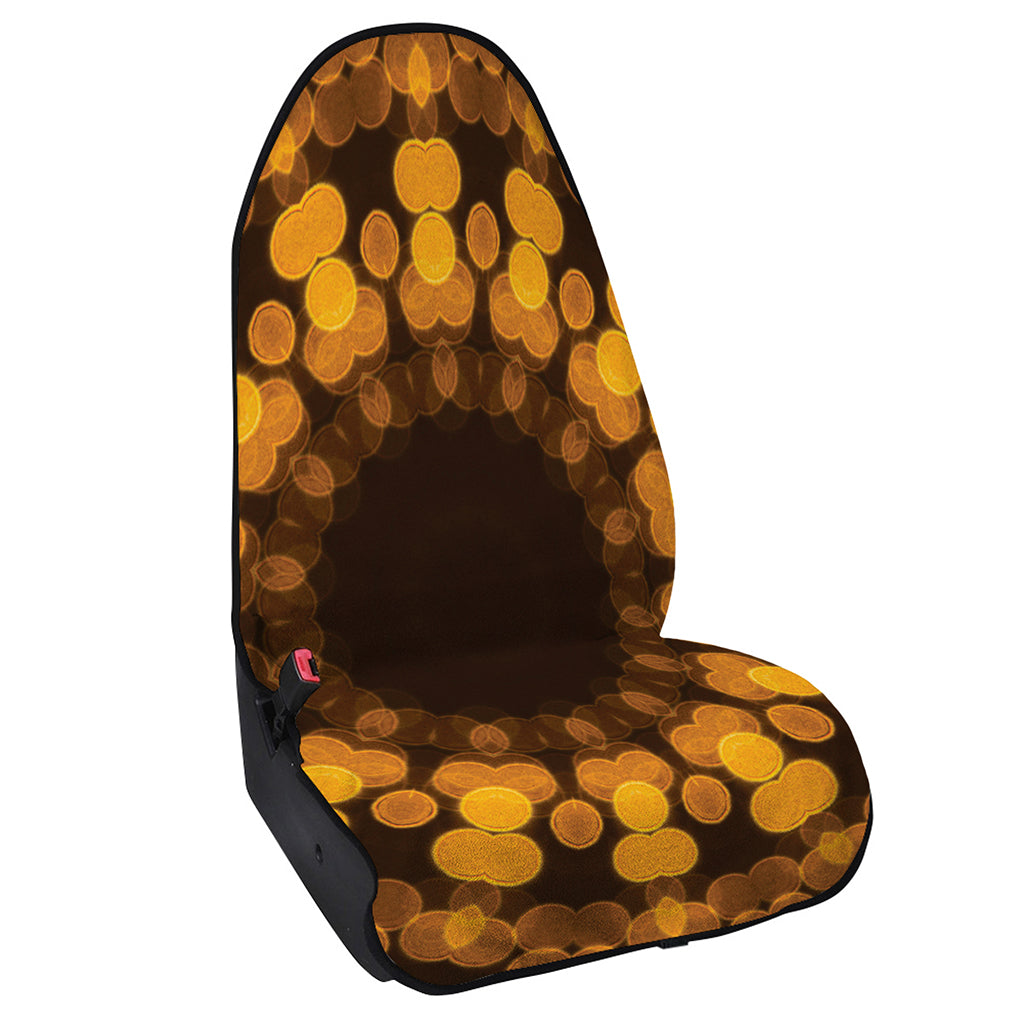 Yellow Spot Kaleidoscope Print Waterproof Car Seat Cover