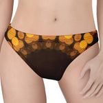 Yellow Spot Kaleidoscope Print Women's Thong