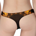 Yellow Spot Kaleidoscope Print Women's Thong