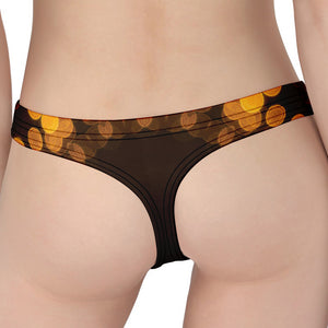 Yellow Spot Kaleidoscope Print Women's Thong