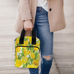Yellow Spring Tulip Pattern Print Bible Tote Bag