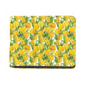 Yellow Spring Tulip Pattern Print Bifold Wallet