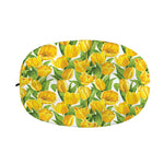 Yellow Spring Tulip Pattern Print Car Side Mirror Covers
