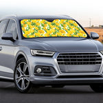 Yellow Spring Tulip Pattern Print Car Windshield Sun Shade