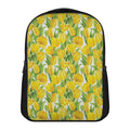 Yellow Spring Tulip Pattern Print Casual Backpack