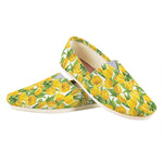 Yellow Spring Tulip Pattern Print Casual Shoes