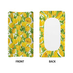 Yellow Spring Tulip Pattern Print Changing Pad Cover