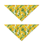 Yellow Spring Tulip Pattern Print Dog Bandana