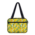 Yellow Spring Tulip Pattern Print Double Strap Bible Bag