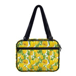 Yellow Spring Tulip Pattern Print Double Strap Bible Bag