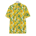 Yellow Spring Tulip Pattern Print Hawaiian Shirt