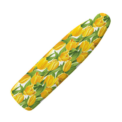 Yellow Spring Tulip Pattern Print Ironing Board Cover