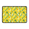 Yellow Spring Tulip Pattern Print Kitchen Mat