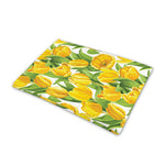Yellow Spring Tulip Pattern Print Pet Cooling Mat Cover