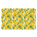 Yellow Spring Tulip Pattern Print Polyester Doormat