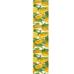 Yellow Spring Tulip Pattern Print Table Runner
