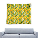 Yellow Spring Tulip Pattern Print Tapestry