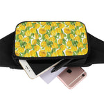Yellow Spring Tulip Pattern Print Waist Bag