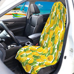 Yellow Spring Tulip Pattern Print Waterproof Car Seat Cover