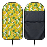 Yellow Spring Tulip Pattern Print Waterproof Car Seat Cover