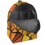 Yellow Stained Glass Mosaic Print Backpack