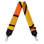 Yellow Stained Glass Mosaic Print Bag Strap