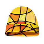Yellow Stained Glass Mosaic Print Beanie