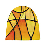Yellow Stained Glass Mosaic Print Beanie