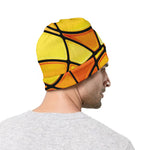 Yellow Stained Glass Mosaic Print Beanie