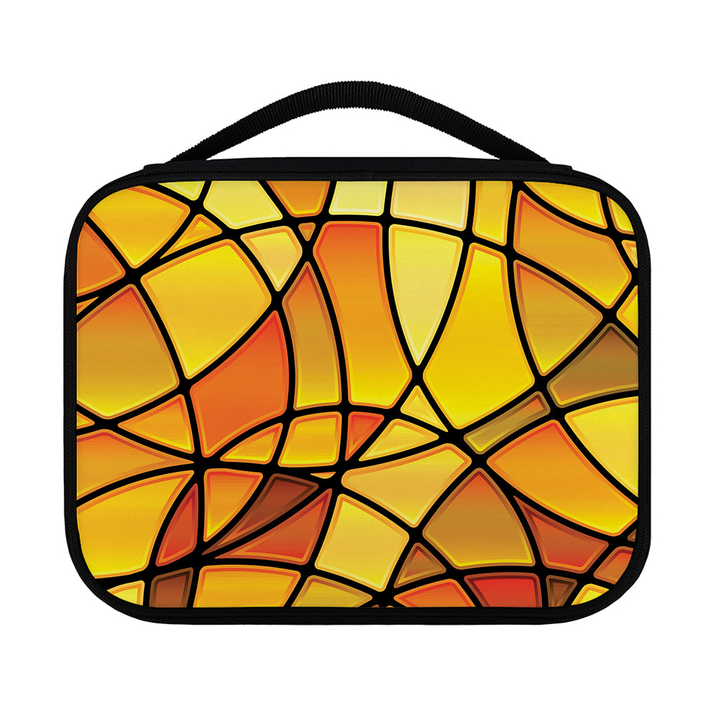 Yellow Stained Glass Mosaic Print Classic Bible Case