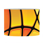 Yellow Stained Glass Mosaic Print Drum Lamp Shade