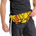 Yellow Stained Glass Mosaic Print Fanny Pack