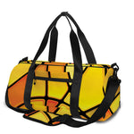 Yellow Stained Glass Mosaic Print Gym Bag