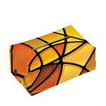 Yellow Stained Glass Mosaic Print Rectangle Tissue Box Cover