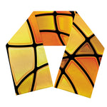 Yellow Stained Glass Mosaic Print Scarf