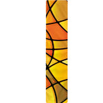 Yellow Stained Glass Mosaic Print Table Runner
