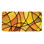 Yellow Stained Glass Mosaic Print Towel