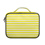 Yellow Striped Pattern Print Briefcase Bible Bag