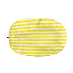 Yellow Striped Pattern Print Car Side Mirror Covers