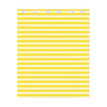 Yellow Striped Pattern Print Curtain