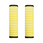 Yellow Striped Pattern Print Handle Covers