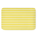 Yellow Striped Pattern Print Indoor Door Mat